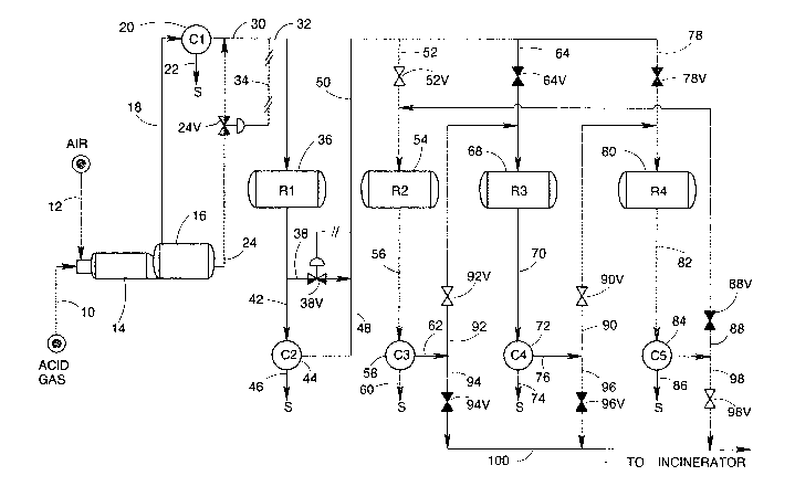 A single figure which represents the drawing illustrating the invention.